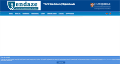 Desktop Screenshot of endazeinternationalschool.com